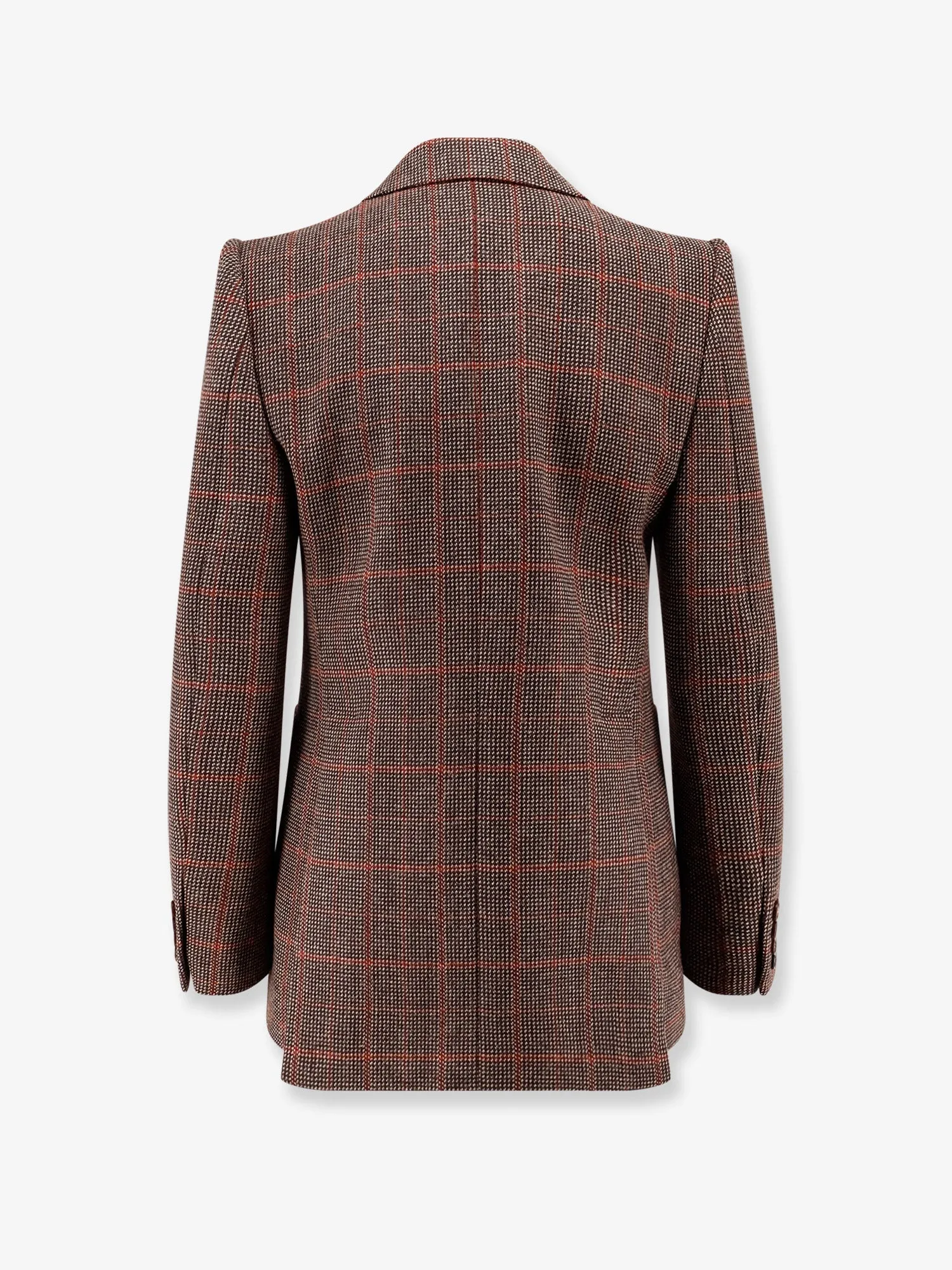 Tartan Wool Blazer with Shoulder Pads sold by Lord & Taylor product image thumbnail 2
