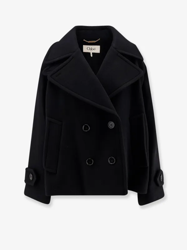 Virgin Wool Blend Peacoat sold by Lord & Taylor