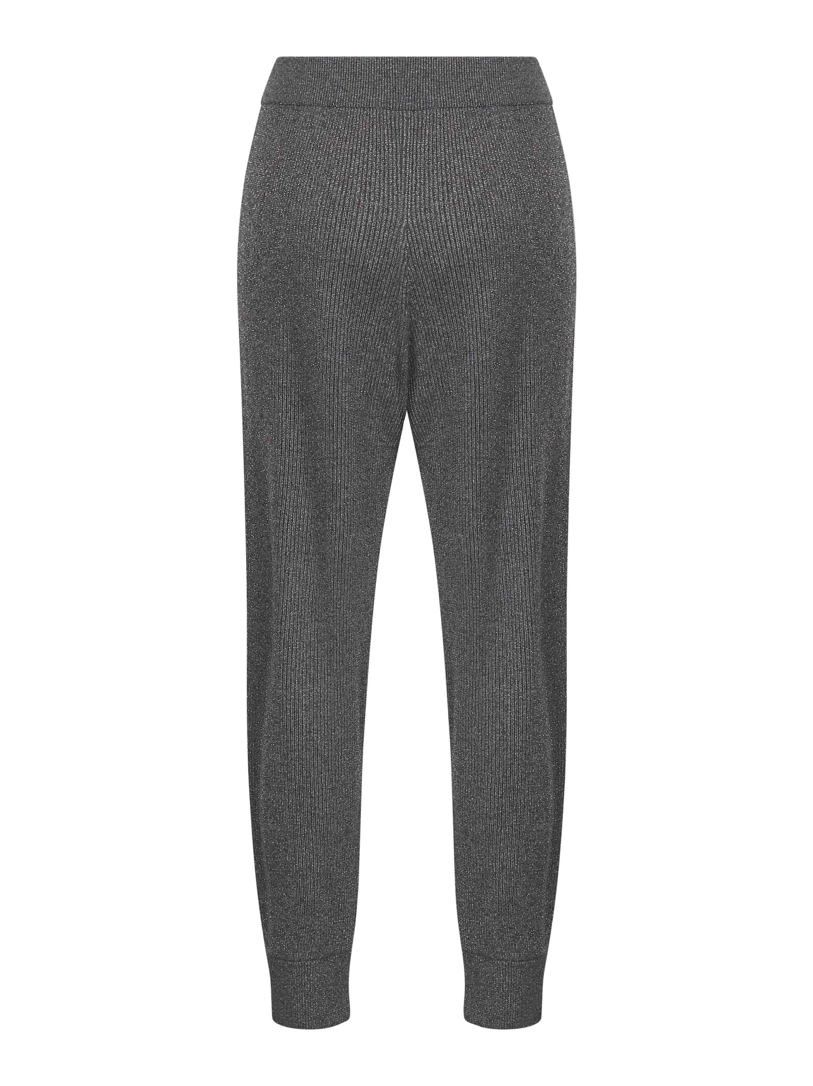 Grey Sparkling Vanisé Knit Trousers sold by Lord & Taylor product image thumbnail 2
