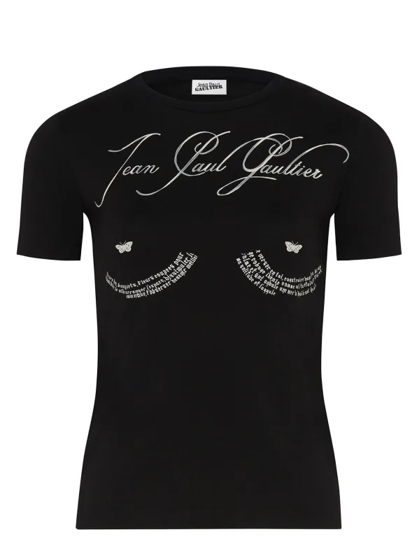 Jean Paul Gaultier Tattoo Poem T-Shirt sold by Lord & Taylor