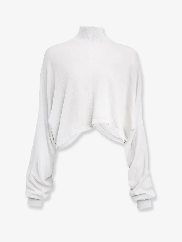 Batwing Linen Sweater made by Alaia