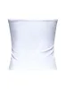 White Jersey Bandeau Top sold by Lord & Taylor