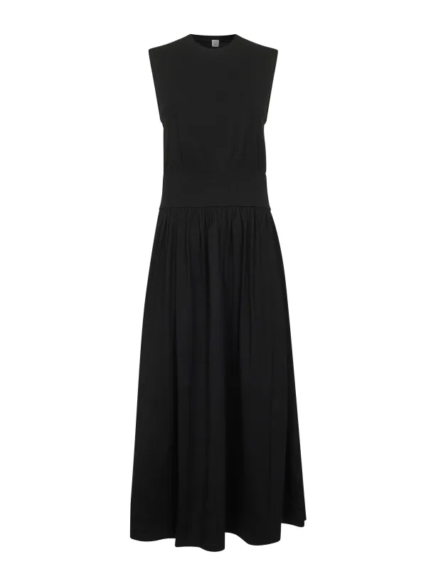 Black Organic Jersey Sleeveless Tee Dress sold by Lord & Taylor