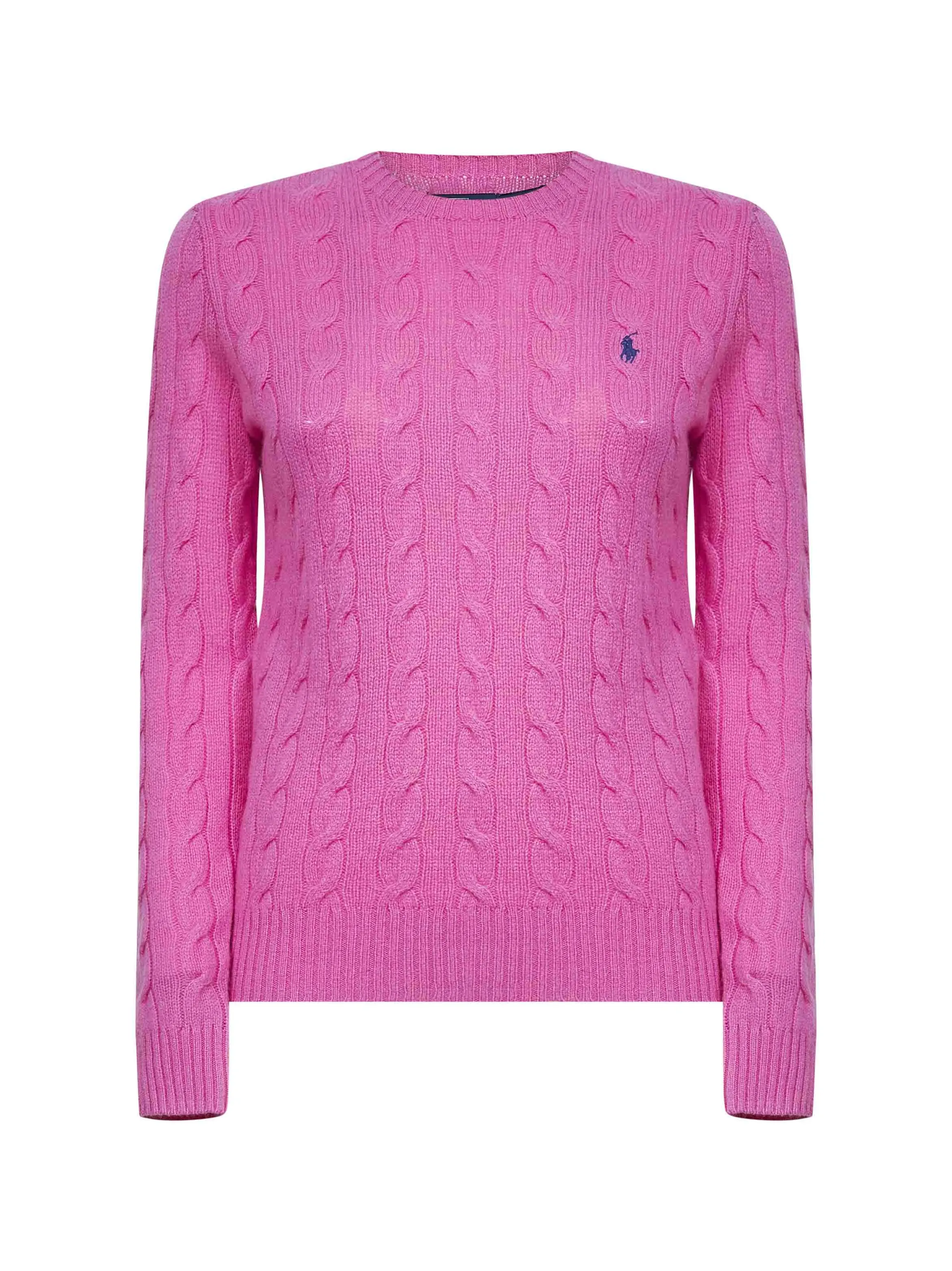 Pink Cable Knit Wool and Cashmere Sweater sold by Lord & Taylor