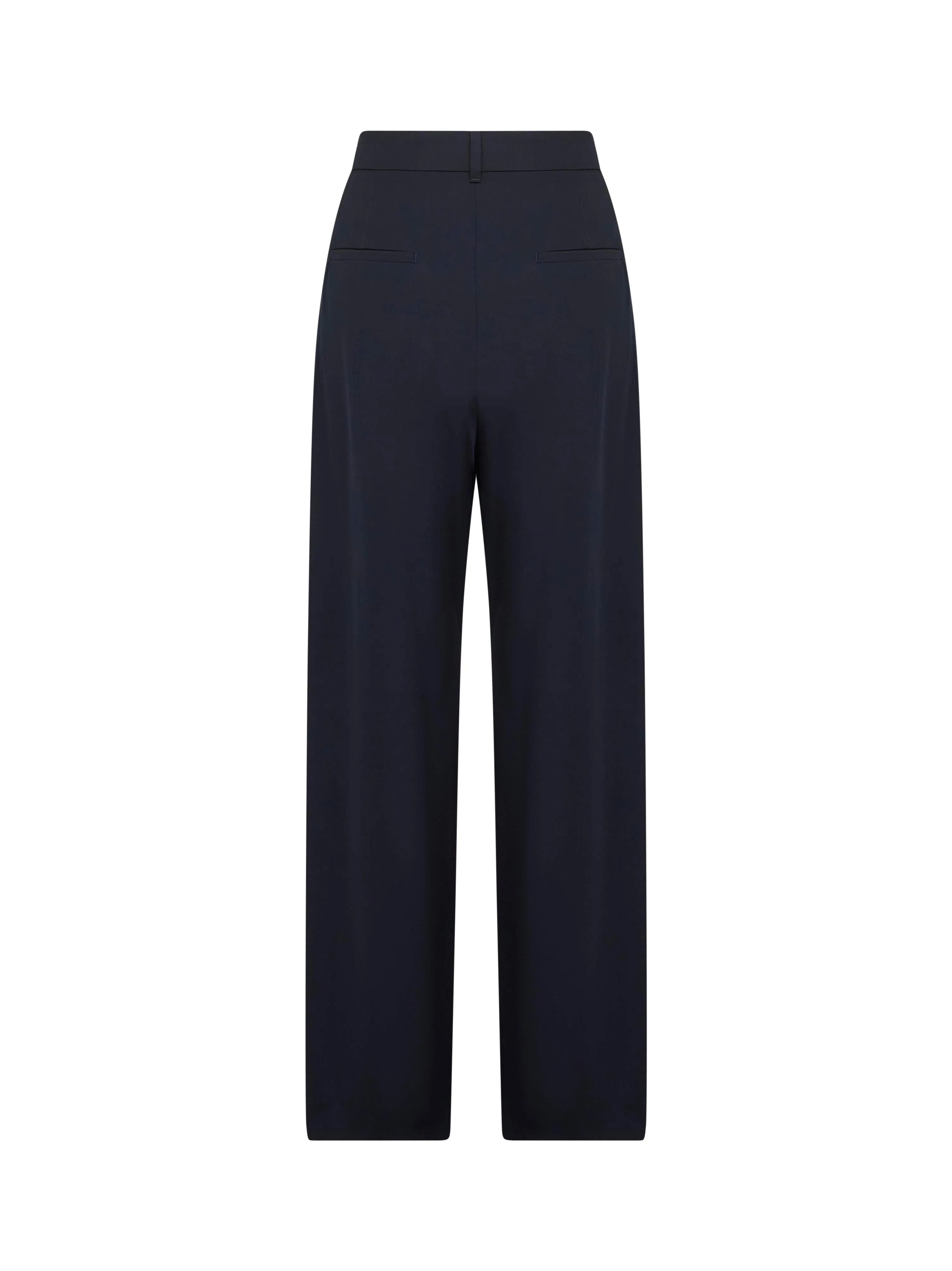 Blue Crêpe Wool Twill Trousers sold by Lord & Taylor product image thumbnail 2