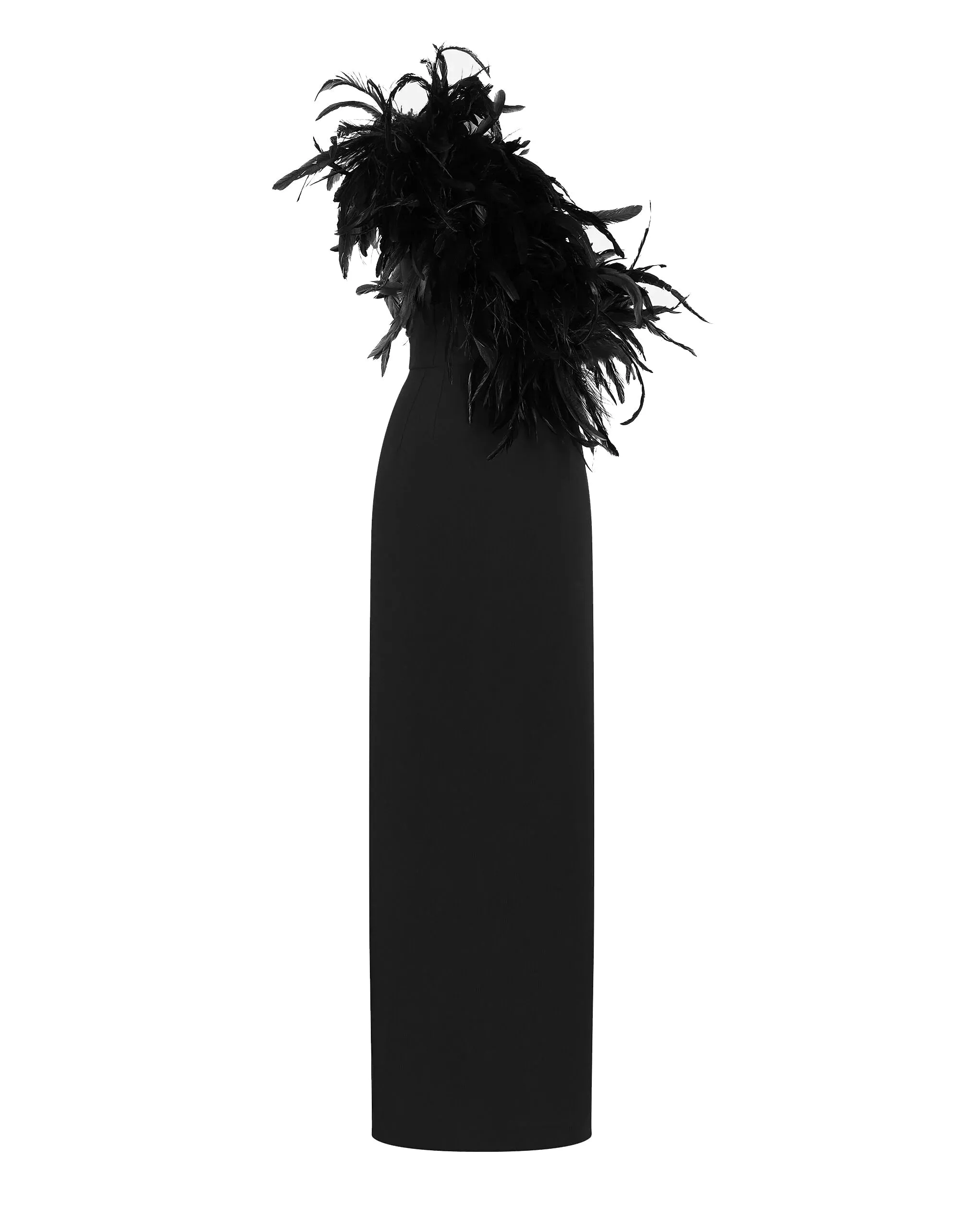 Black One-Shoulder Long Dress sold by Lord & Taylor