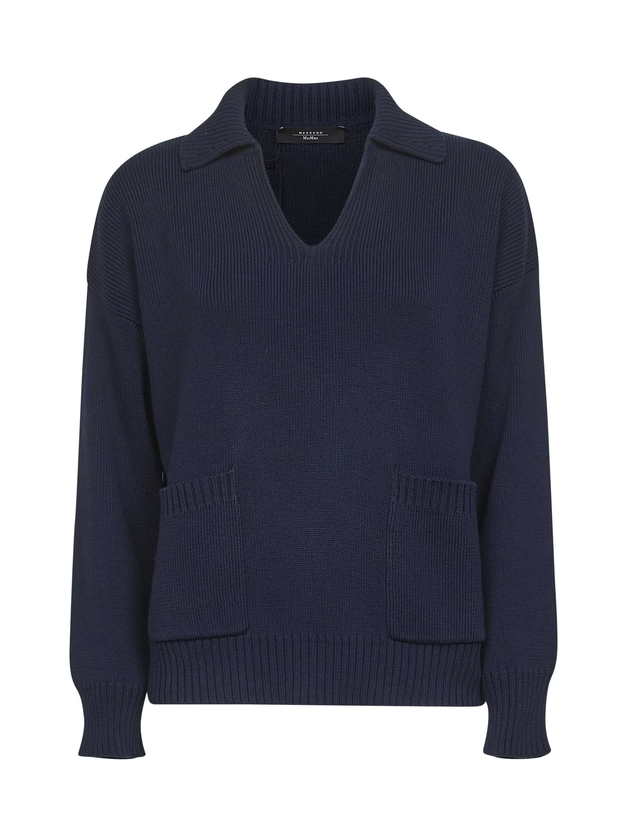 Blue Cotton Knit Saloon Polo Shirt sold by Lord & Taylor