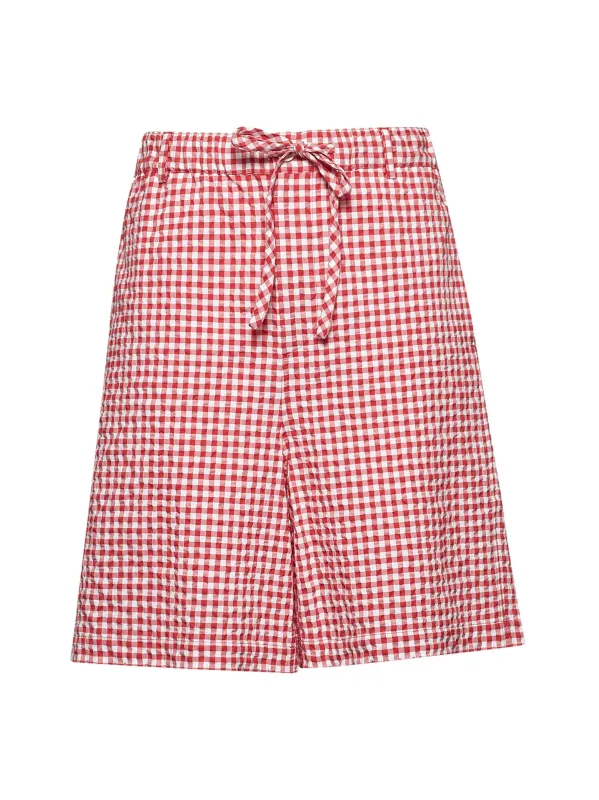 Red & White Gingham Shorts sold by Lord & Taylor