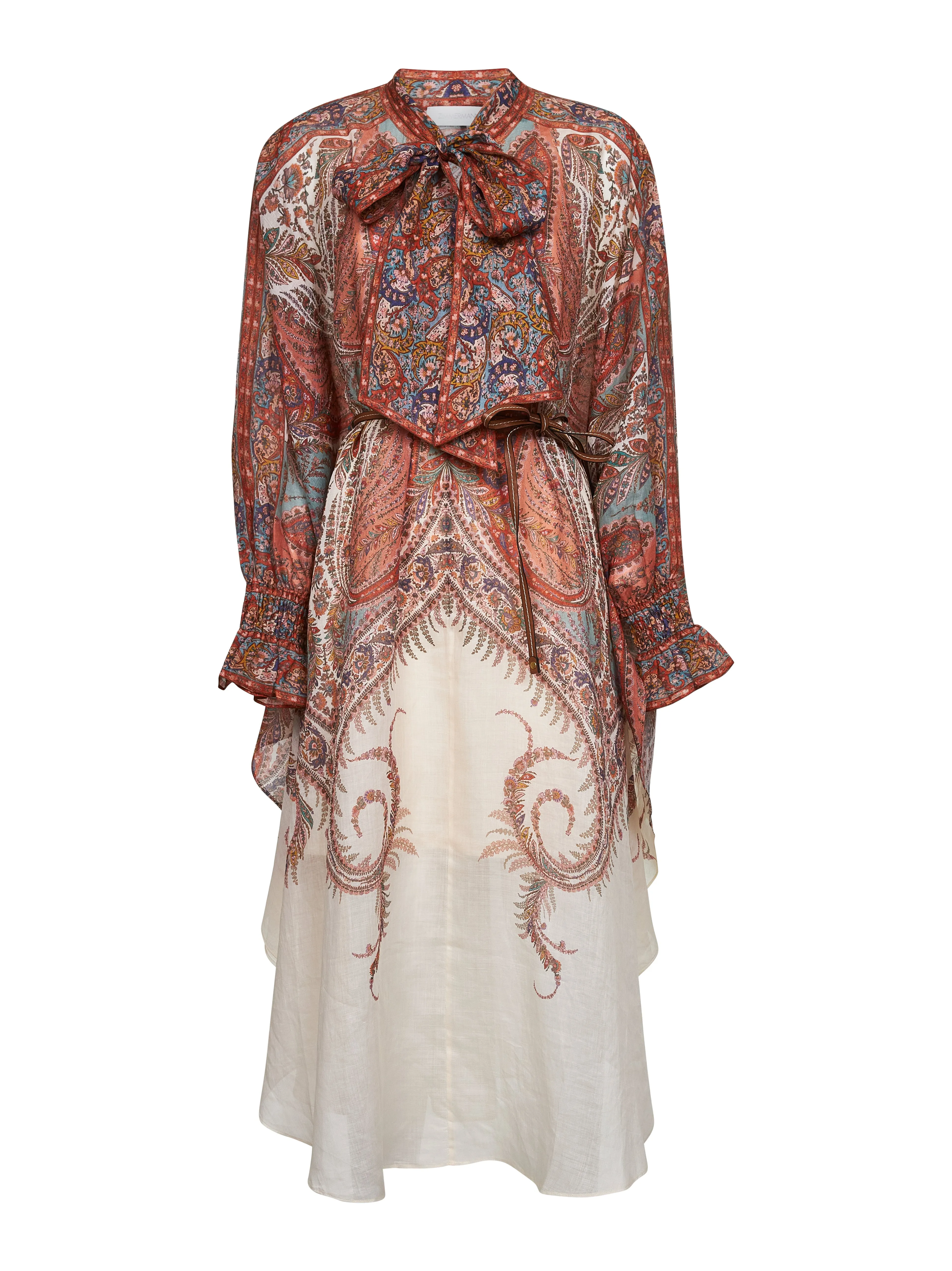 Paisley Ramie Rhiannon Midi Dress sold by Lord & Taylor