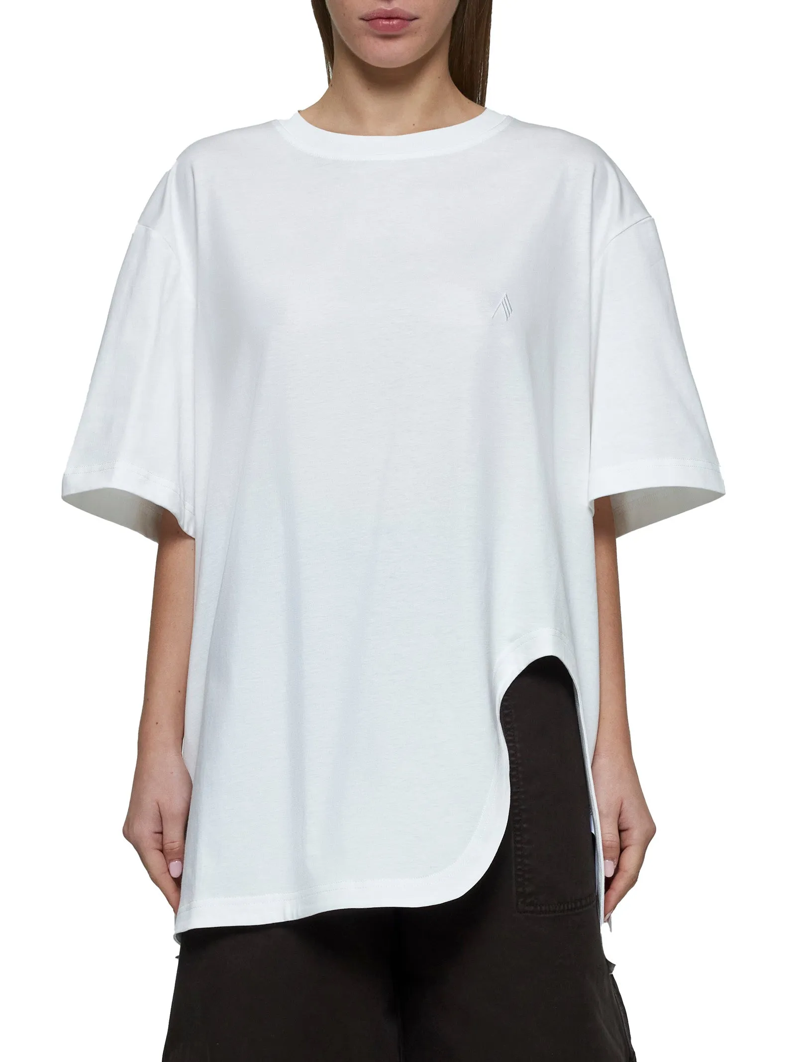 Oversized Cotton T-Shirt sold by Lord & Taylor product image thumbnail 3