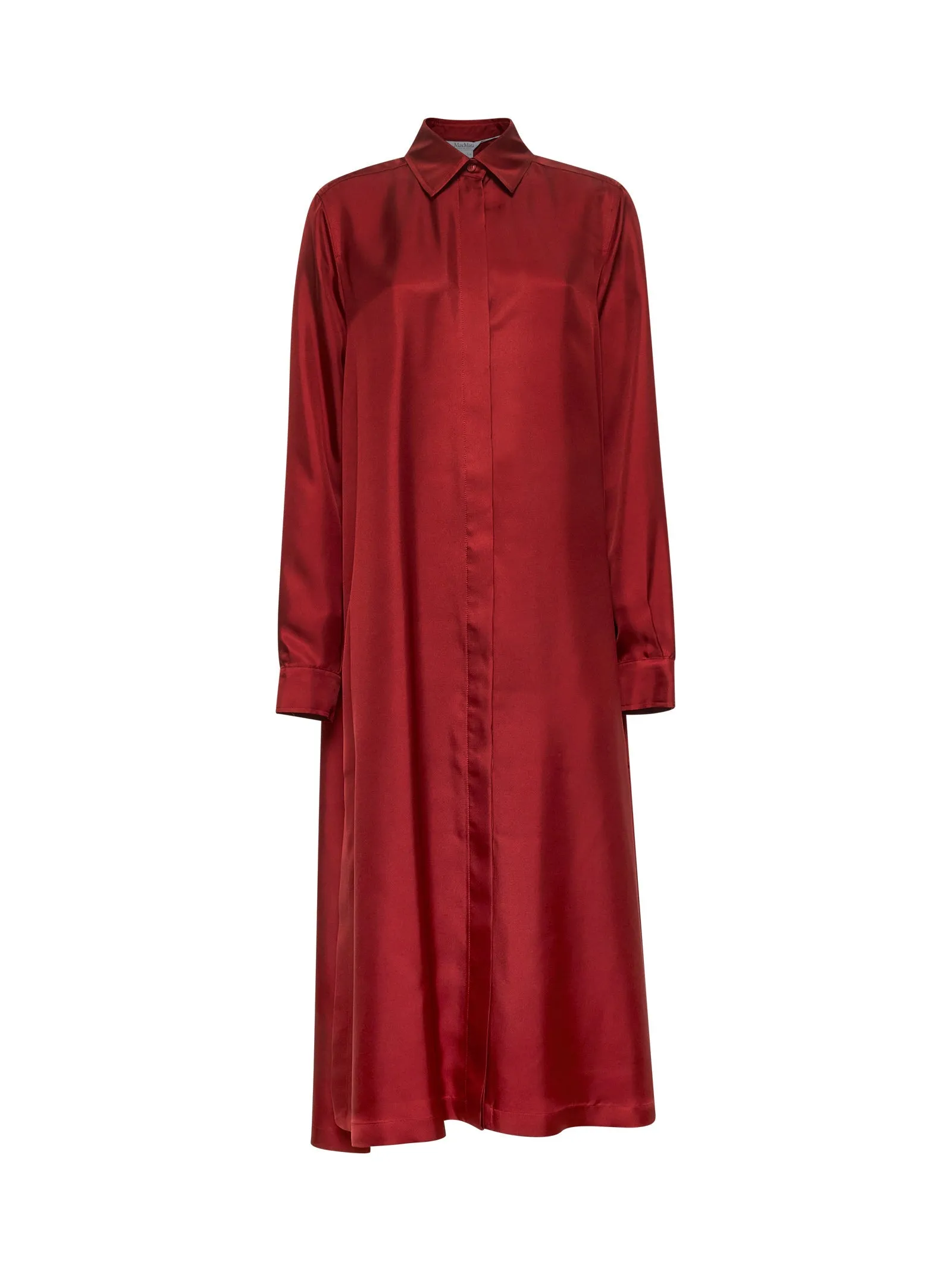Red CRUSCA Silk Shirt Dress sold by Lord & Taylor