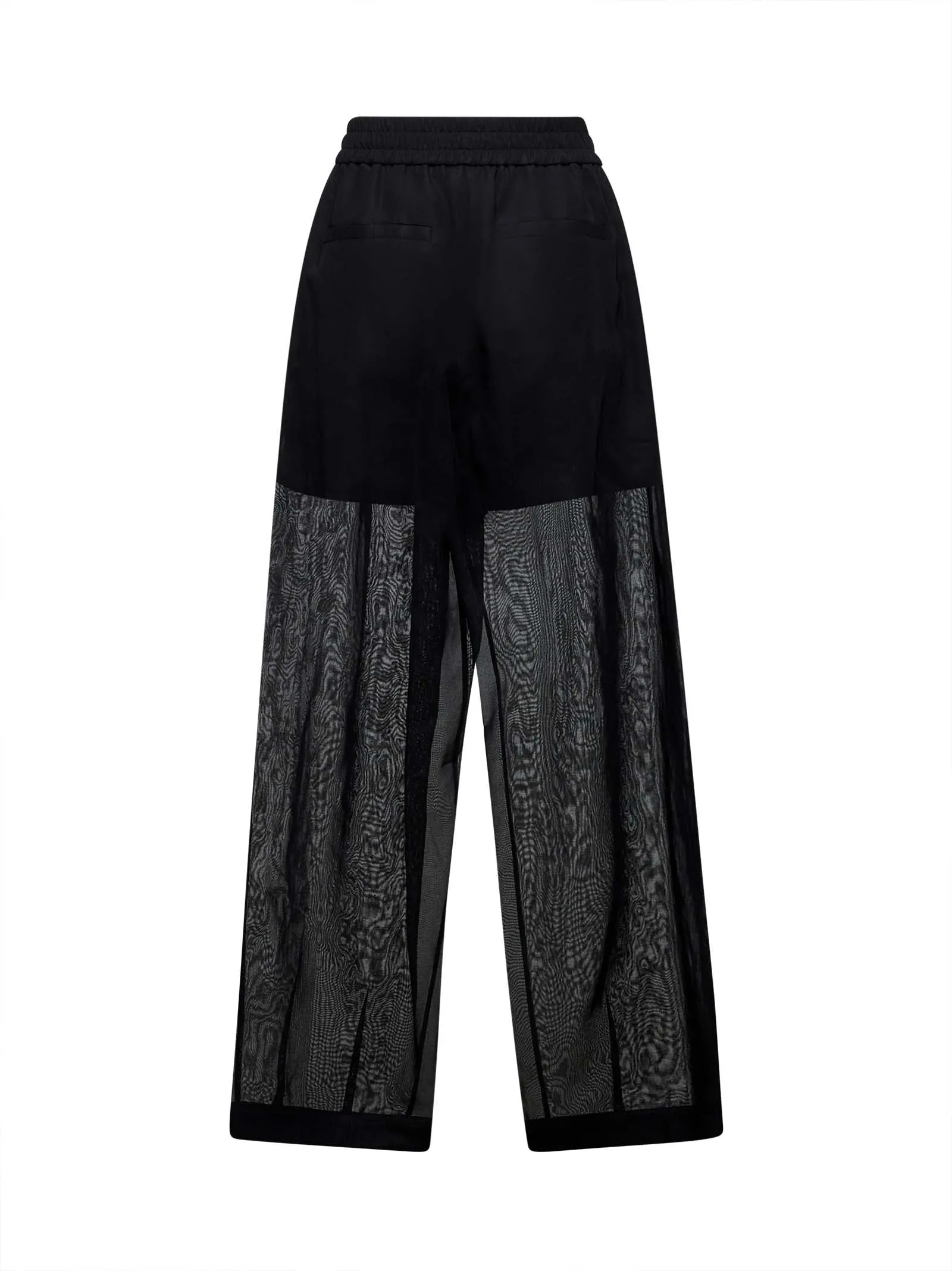 Black Organza Track Trousers sold by Lord & Taylor product image thumbnail 2