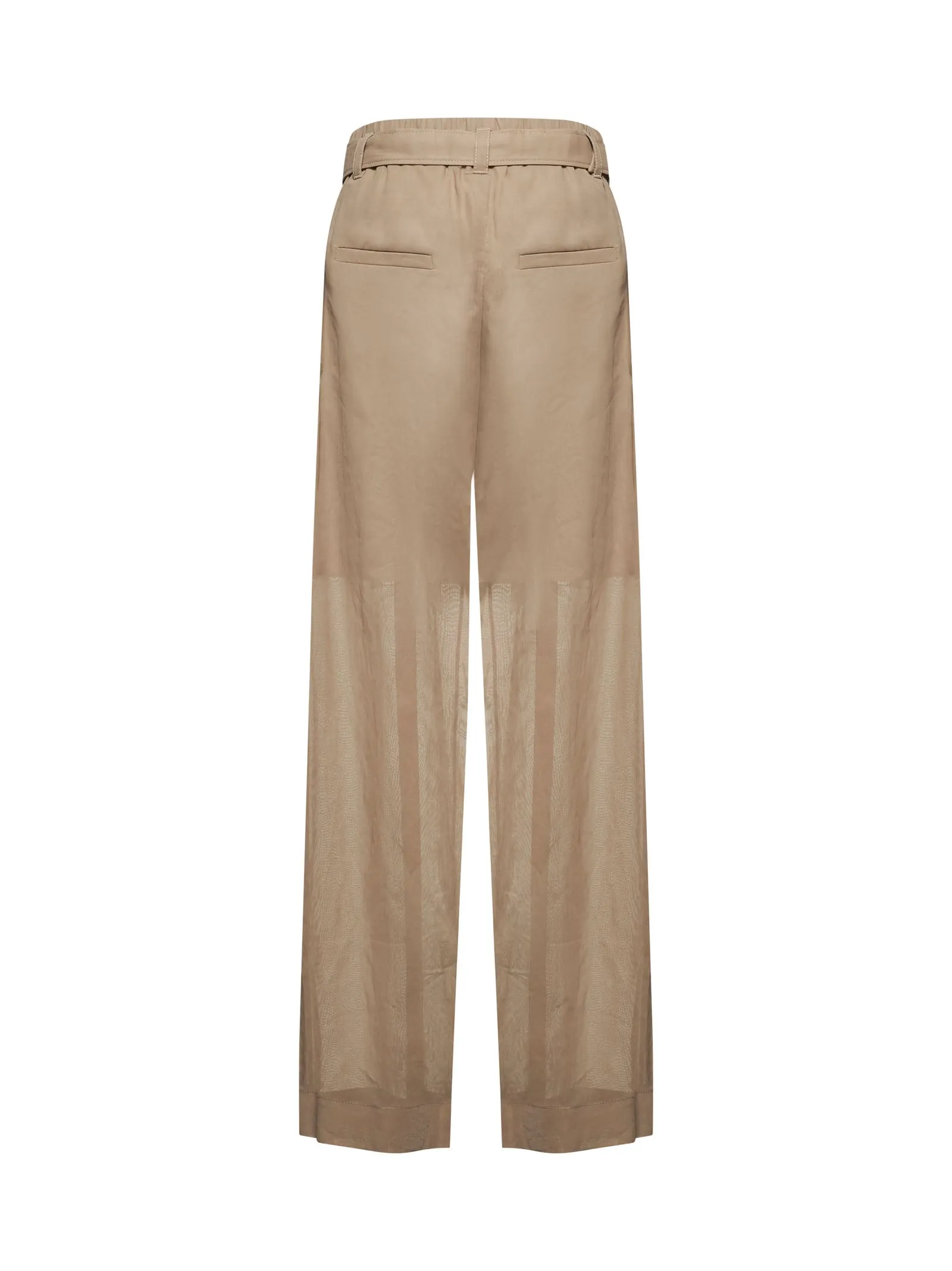 Brown Organza Wide Trousers sold by Lord & Taylor product image thumbnail 2