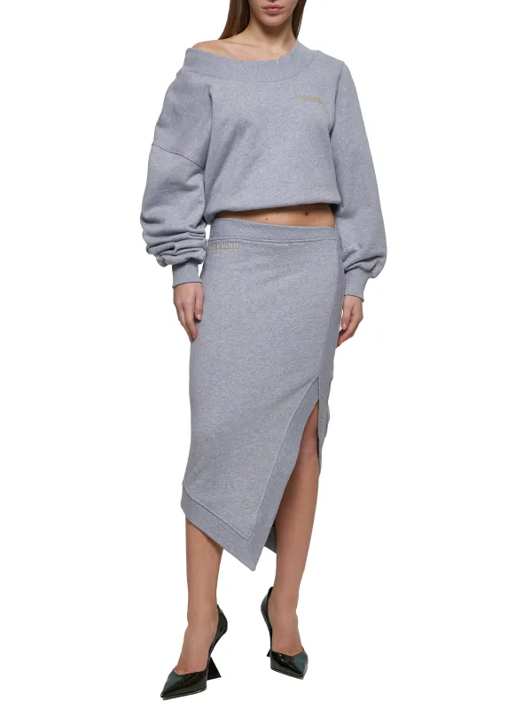 Grey Cotton Logo Sweatshirt sold by Lord & Taylor