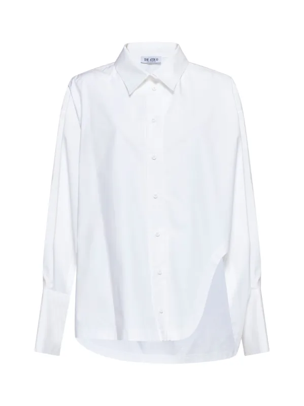 Diana White Parachute Popeline Shirt sold by Lord & Taylor
