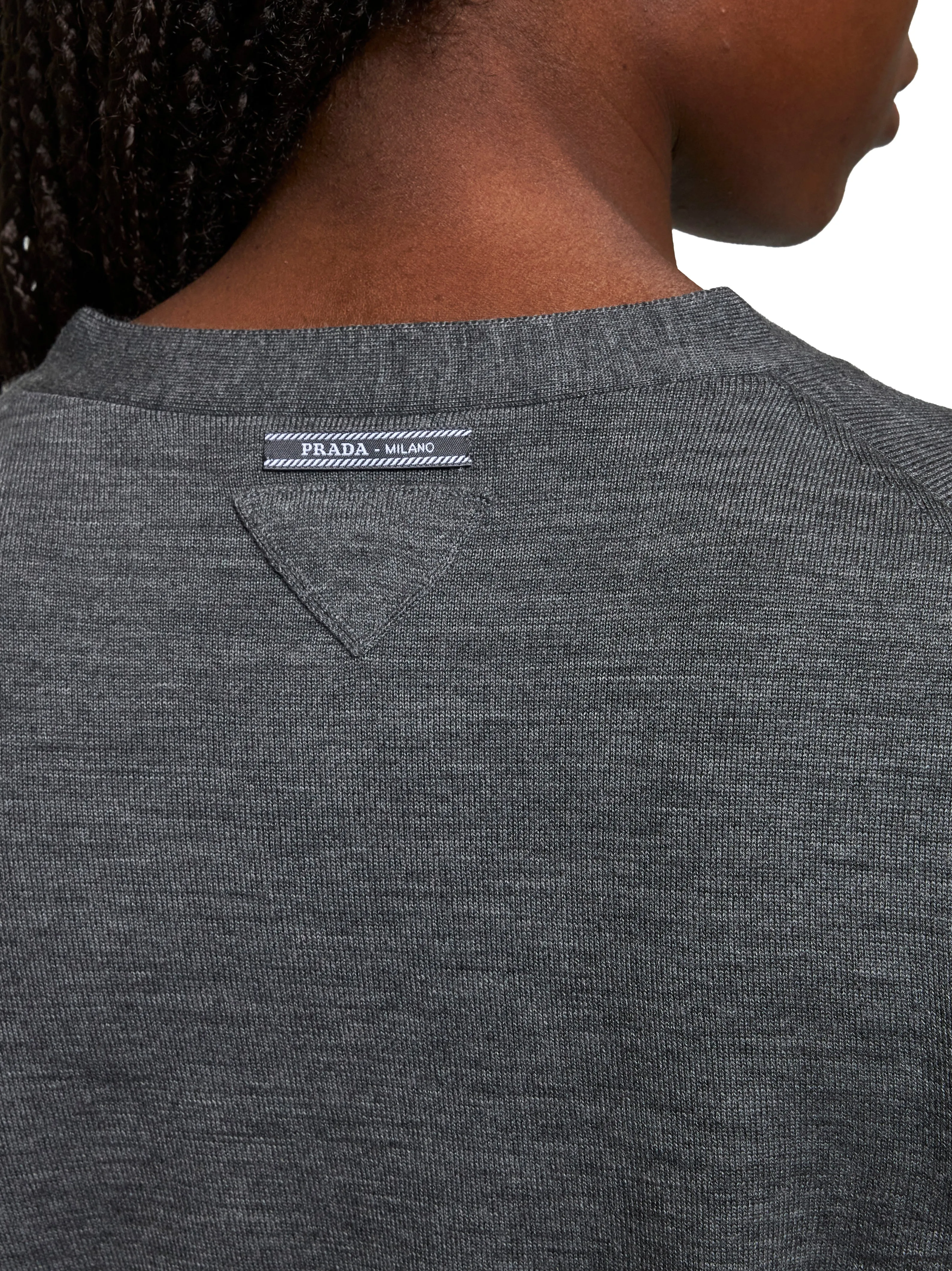 Grey Virgin Wool Cardigan sold by Lord & Taylor product image thumbnail 5