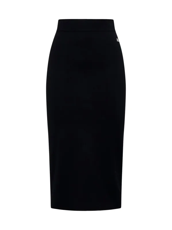 Black Logo Pencil Skirt sold by Lord & Taylor