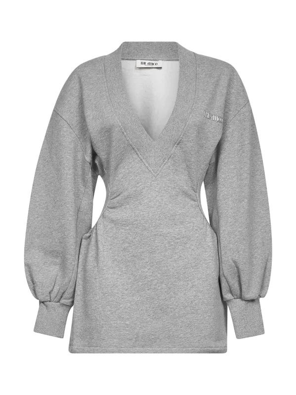 Grey American Fleece Mini Dress sold by Lord & Taylor