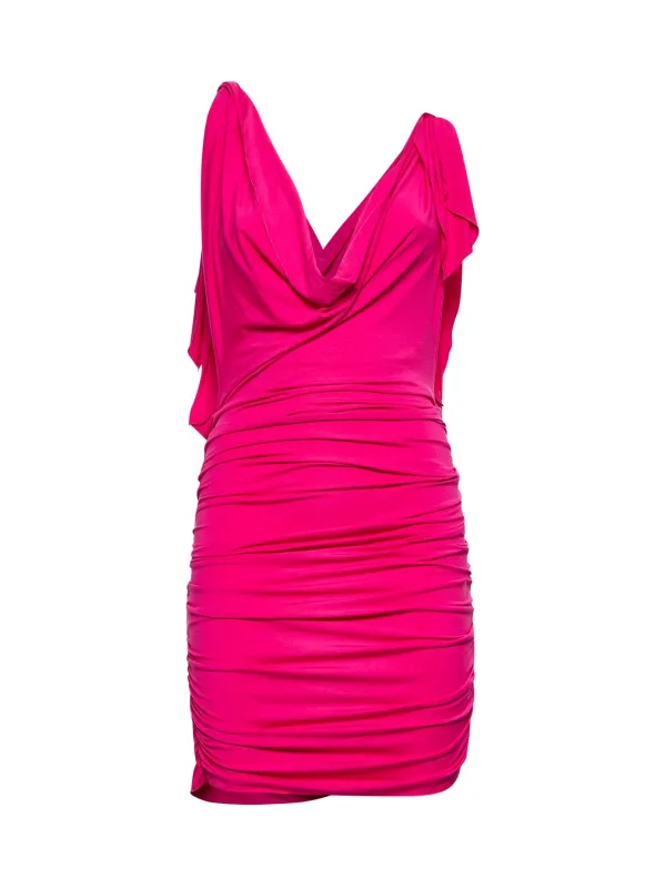 Fuchsia Jersey Mini Dress sold by Lord & Taylor