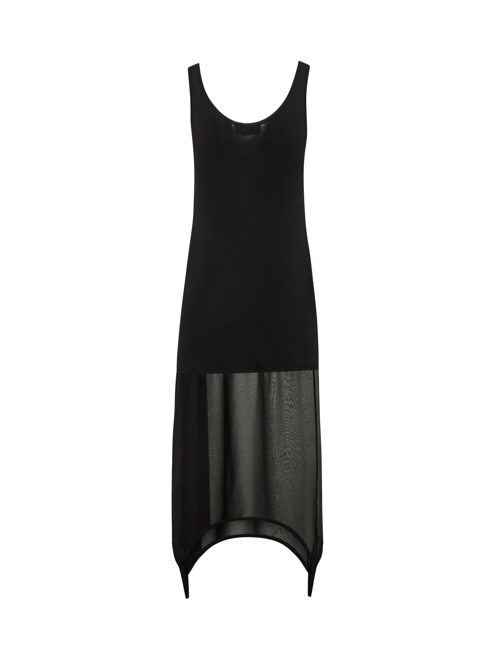 Black Knit Asymmetric Dress sold by Lord & Taylor product image thumbnail 2