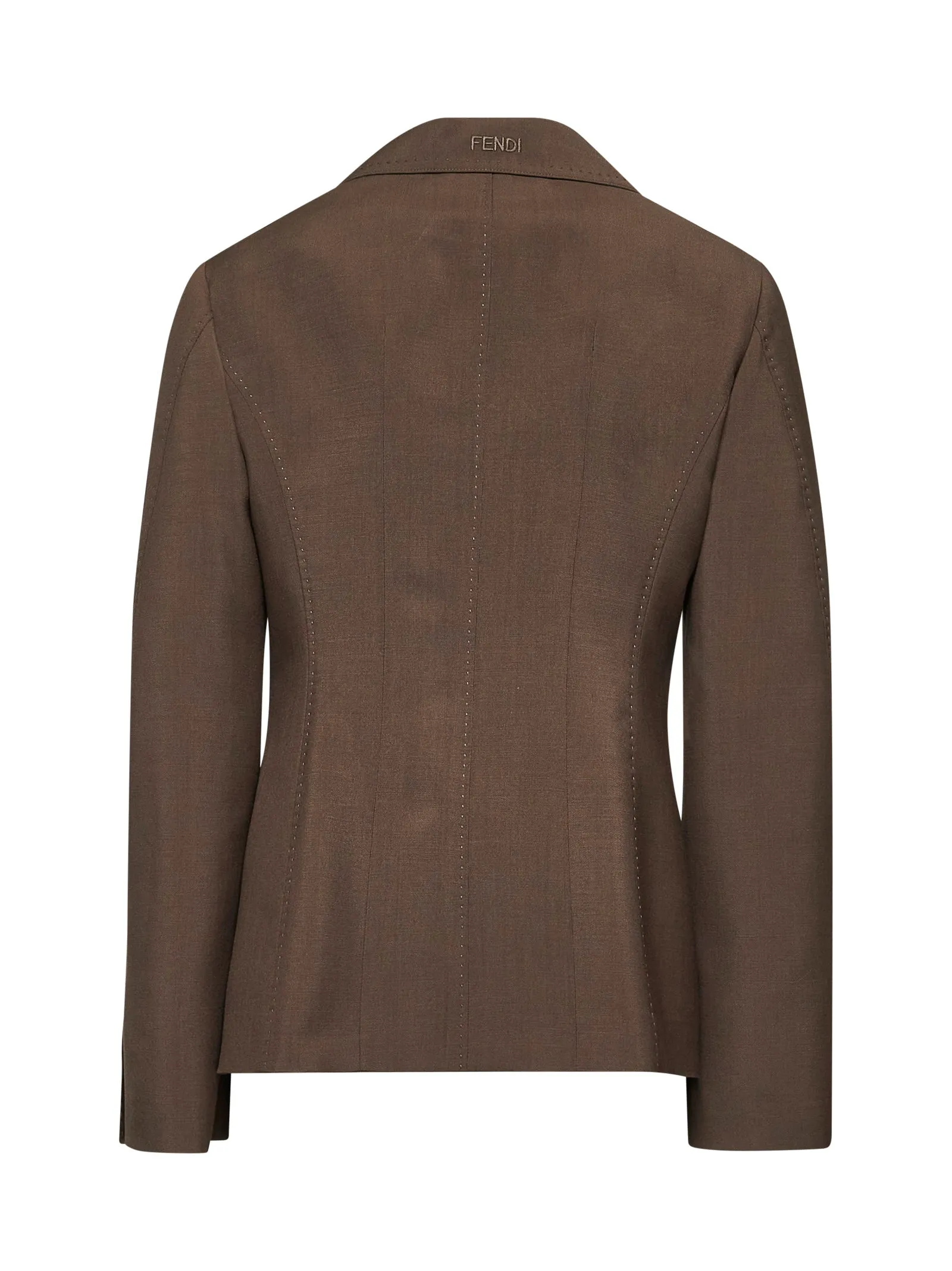 Dark Green Wool and Mohair Blazer sold by Lord & Taylor product image thumbnail 2