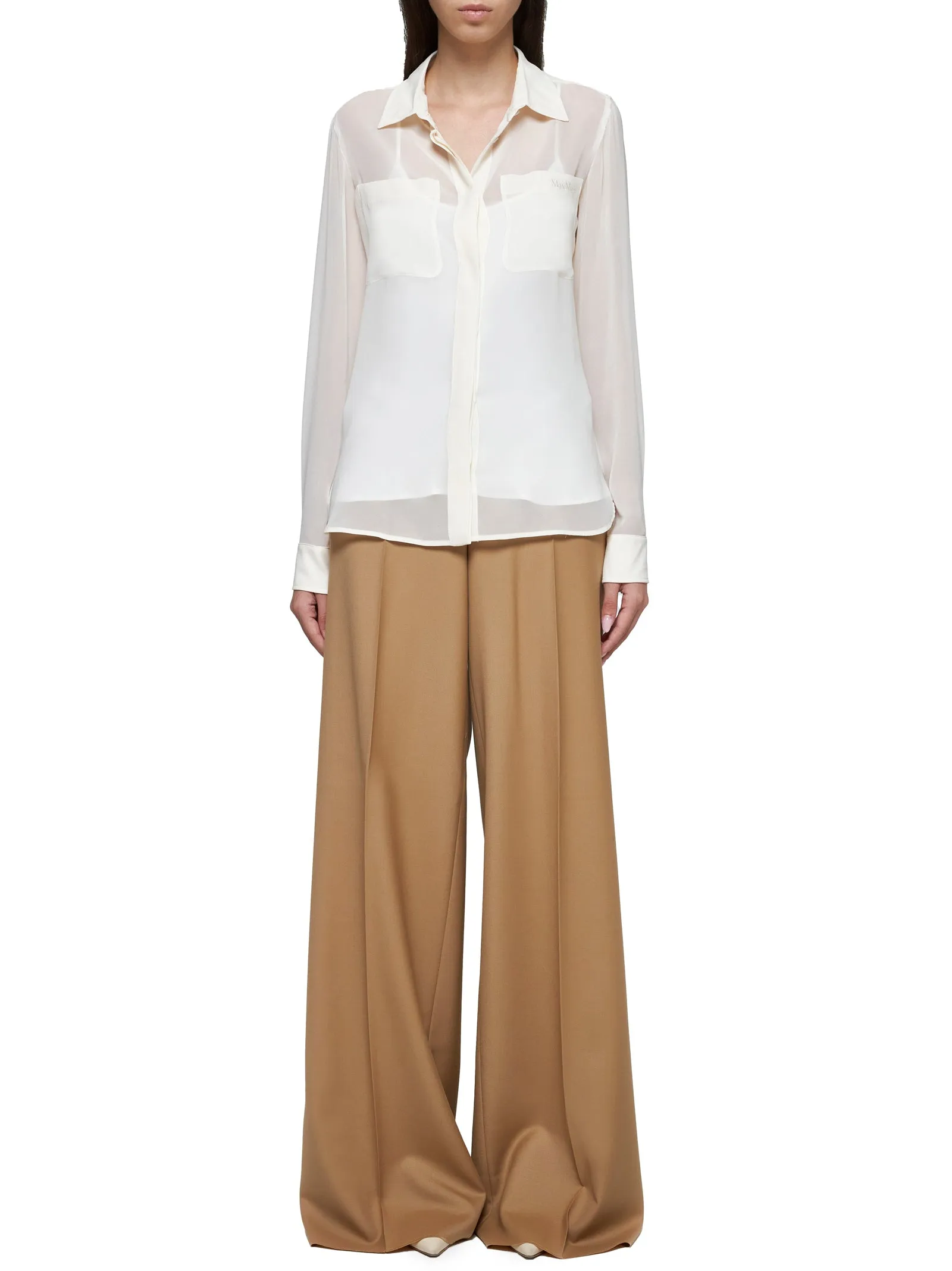 Max Mara Ercole Silk Shirt sold by Lord & Taylor product image thumbnail 2