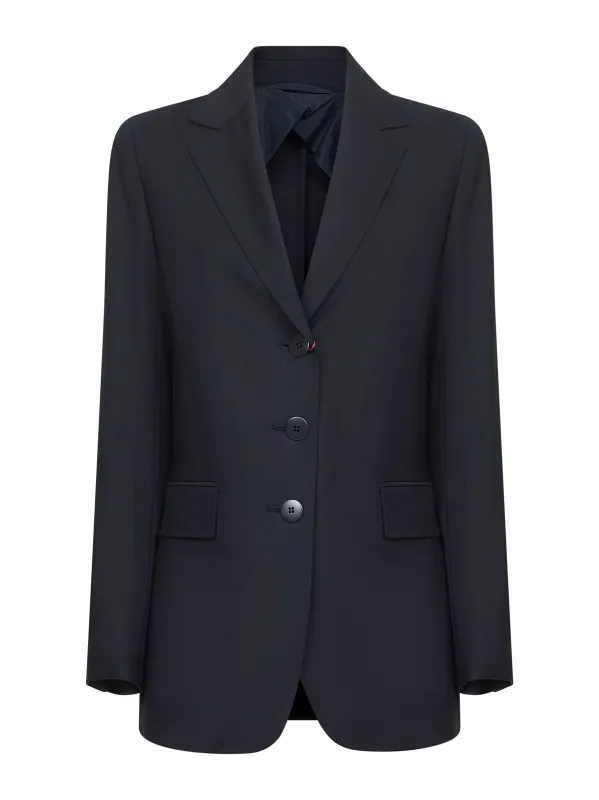 Blue Virgin Wool Canvas NICE Blazer sold by Lord & Taylor