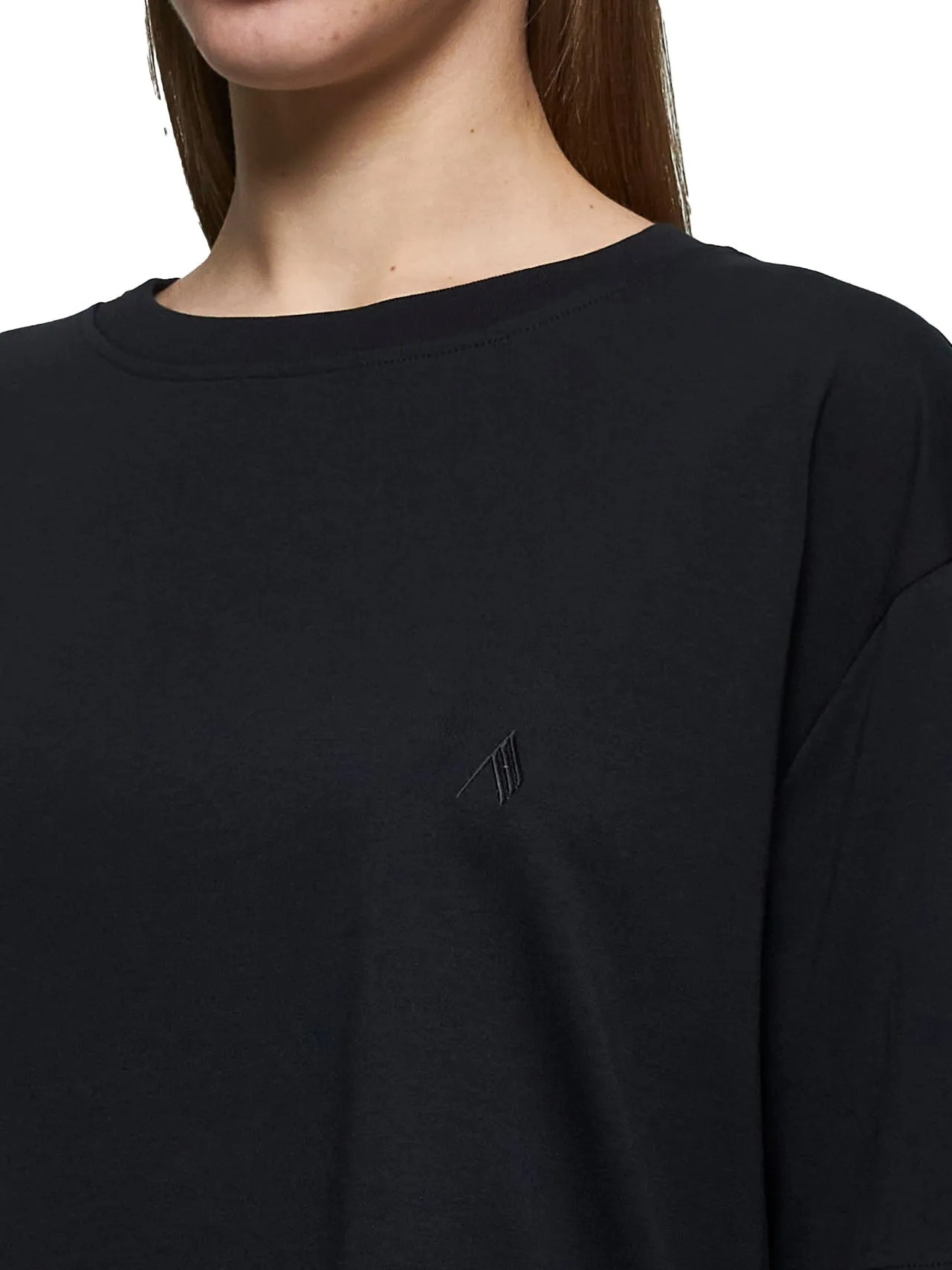 Black Jersey Oversized T-Shirt sold by Lord & Taylor product image thumbnail 5