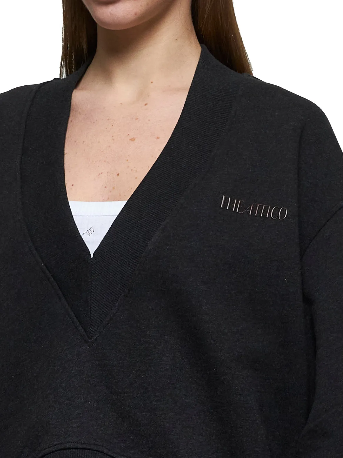Oversize Logo Sweatshirt in Black sold by Lord & Taylor product image thumbnail 5
