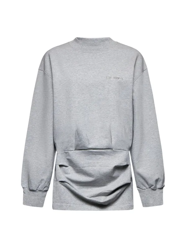 Melange Grey Cotton Mini Dress sold by Lord & Taylor