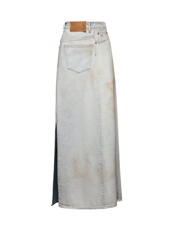 Light Blue Denim Maxi Skirt sold by Lord & Taylor