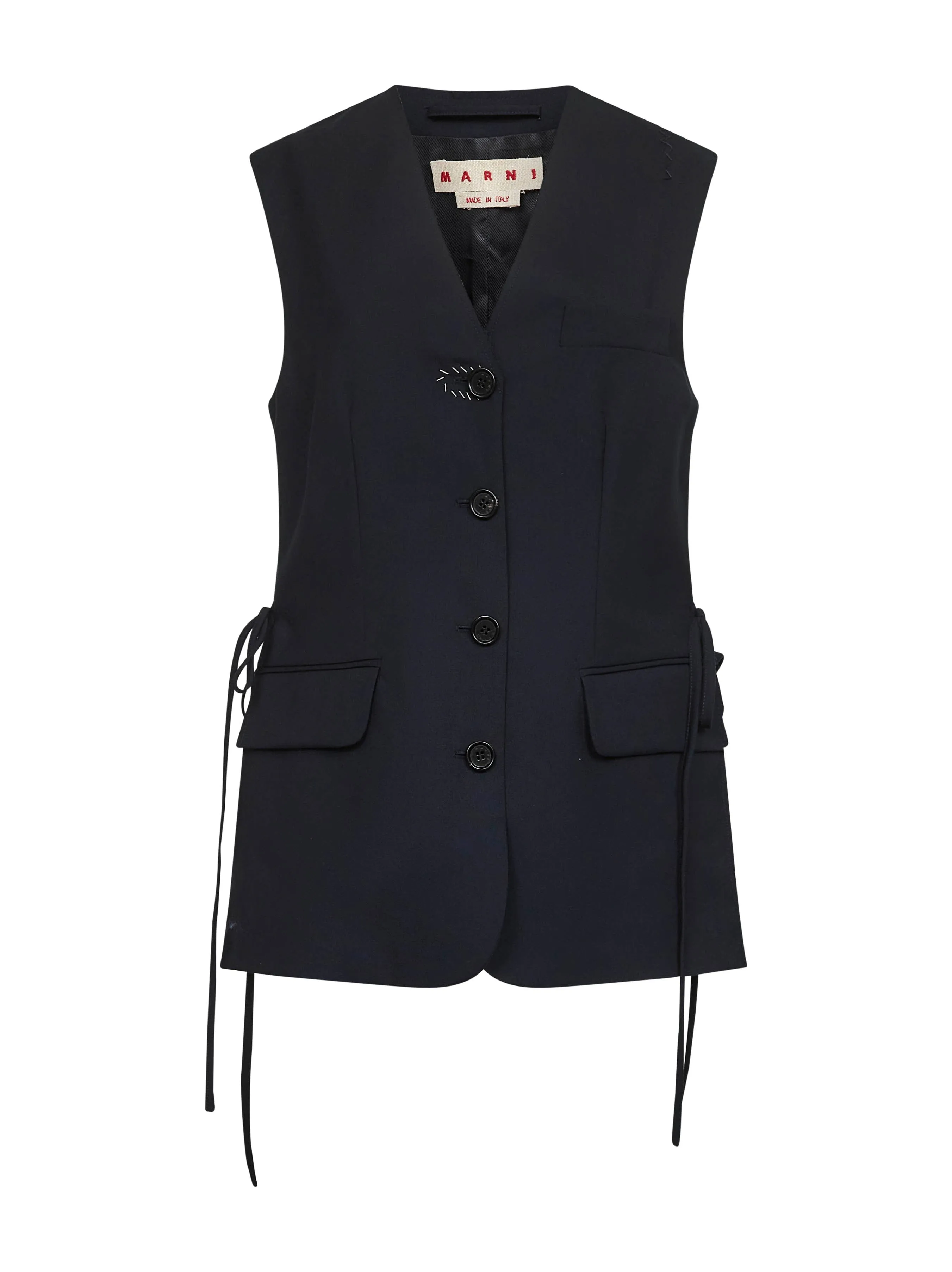 Blue Tropical Wool Vest sold by Lord & Taylor