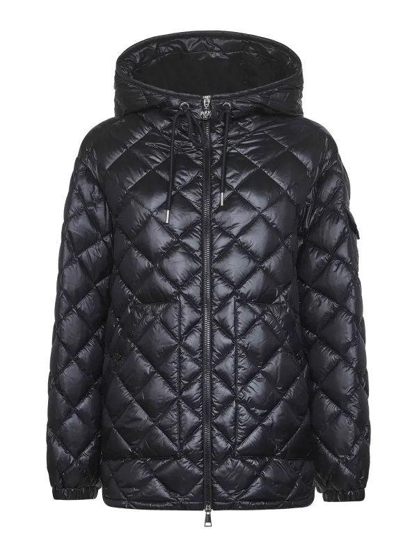Black Hooded Short Down Jacket sold by Lord & Taylor