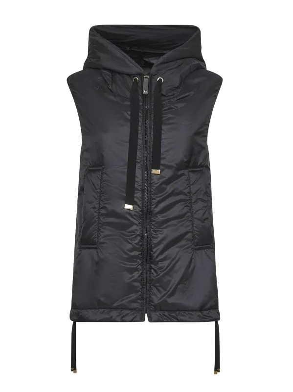 Black Greengo Padded Hooded Vest sold by Lord & Taylor