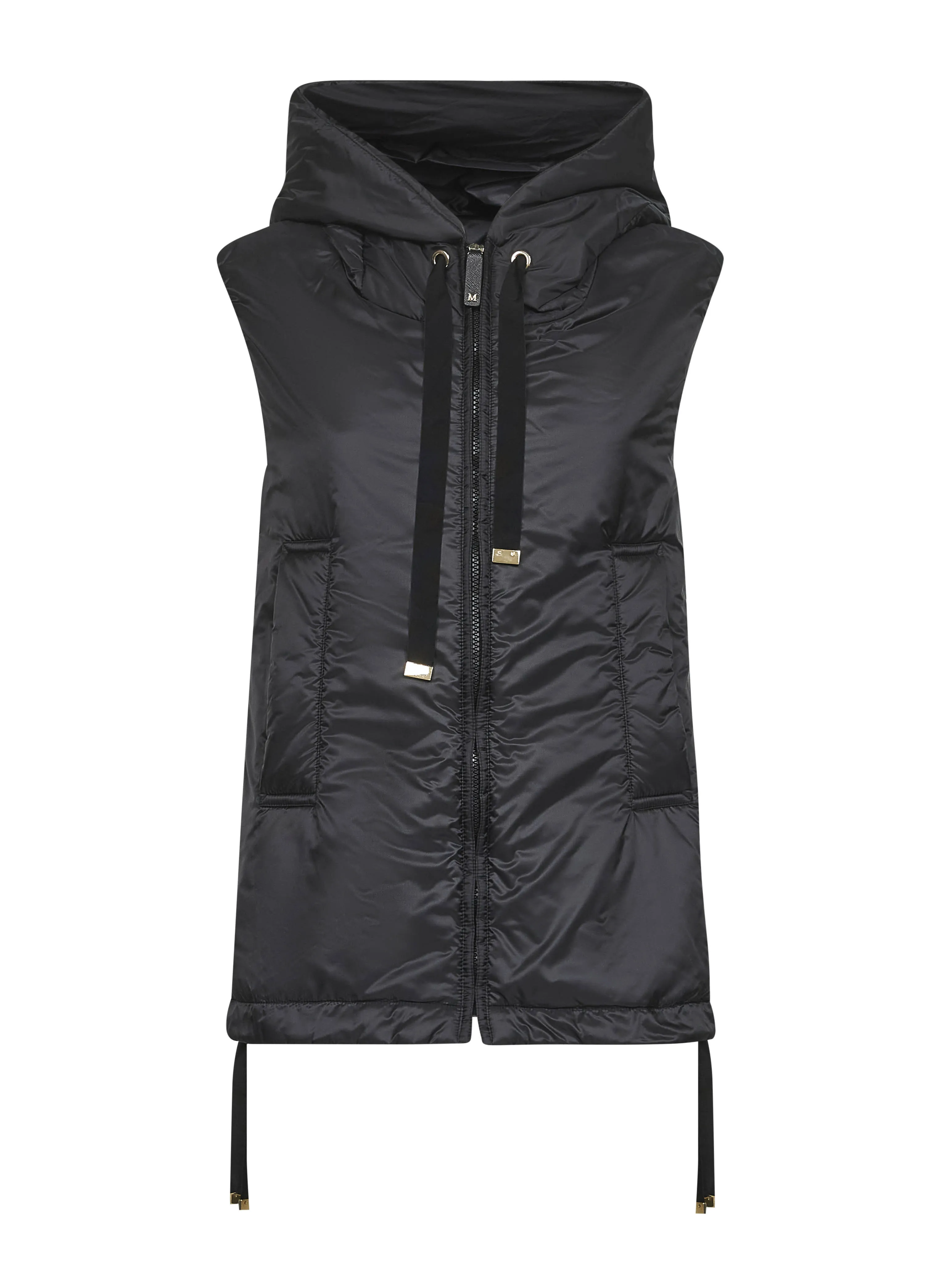 Black Greengo Padded Hooded Vest sold by Lord & Taylor