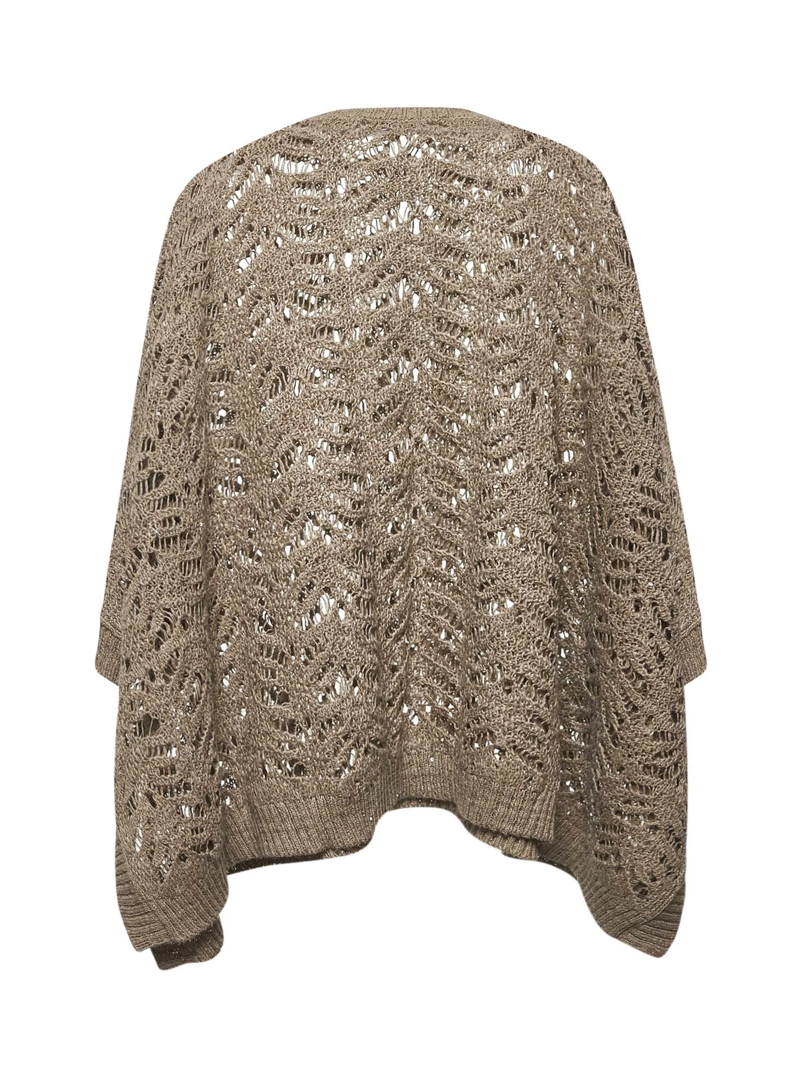 Beige Knit Dazzling Cape sold by Lord & Taylor product image thumbnail 2