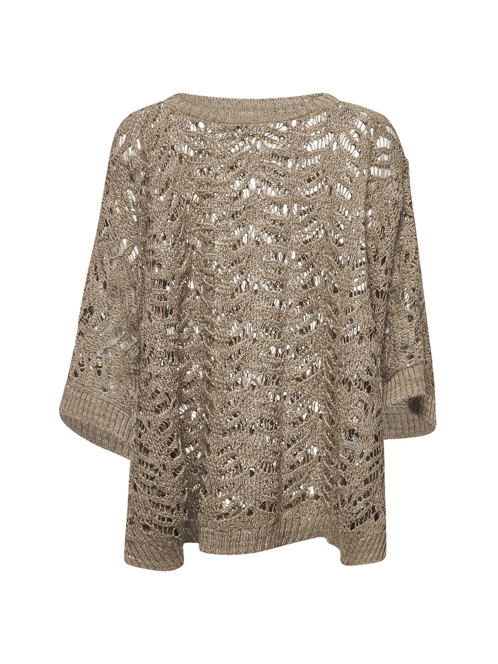 Beige Knit Dazzling Cape sold by Lord & Taylor