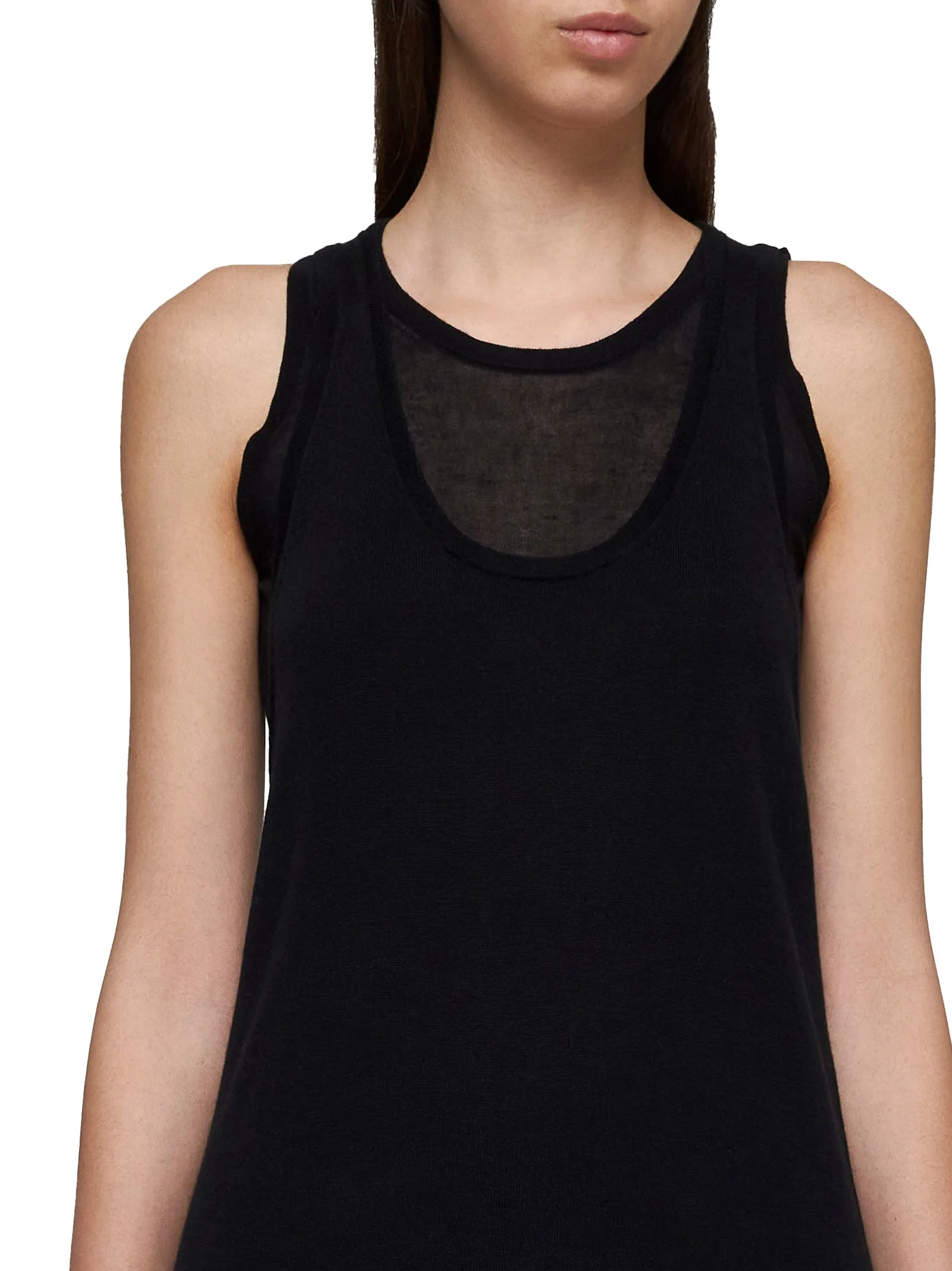 Layered Knit Tank Long Dress sold by Lord & Taylor product image thumbnail 4