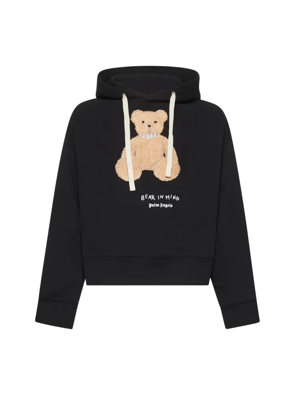 Black Bear in Mind Hoodie made by Palm Angels
