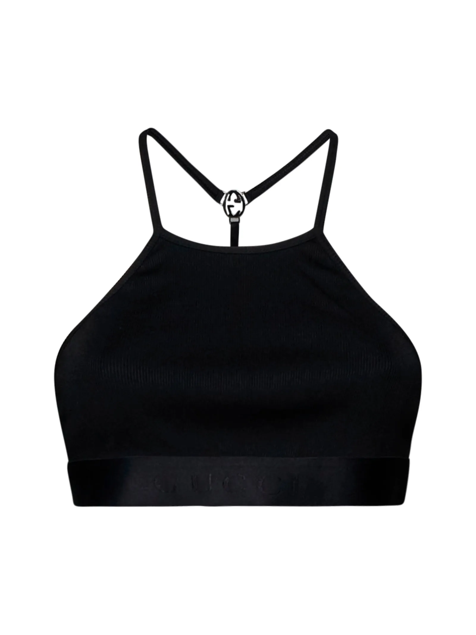 Gucci Logo-Plaque Jersey Crop Top sold by Lord & Taylor