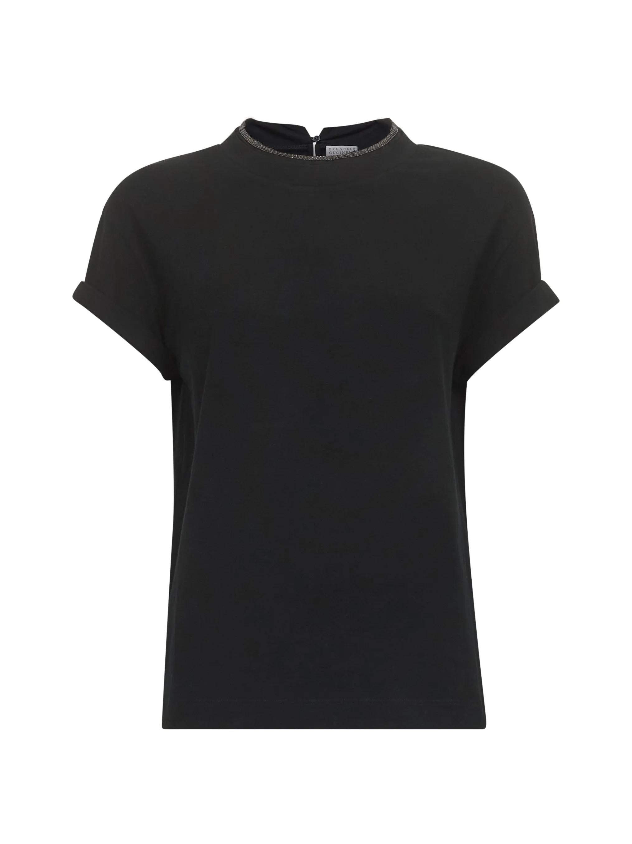 Black Stretch Jersey T-Shirt sold by Lord & Taylor