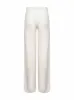 White Stretch Knit Marzia Trousers sold by Lord & Taylor