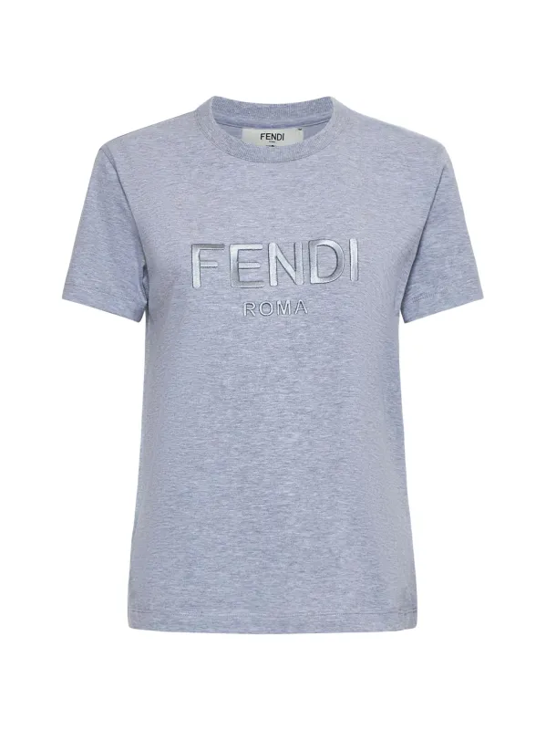 Fendi Logo Cotton T-Shirt sold by Lord & Taylor
