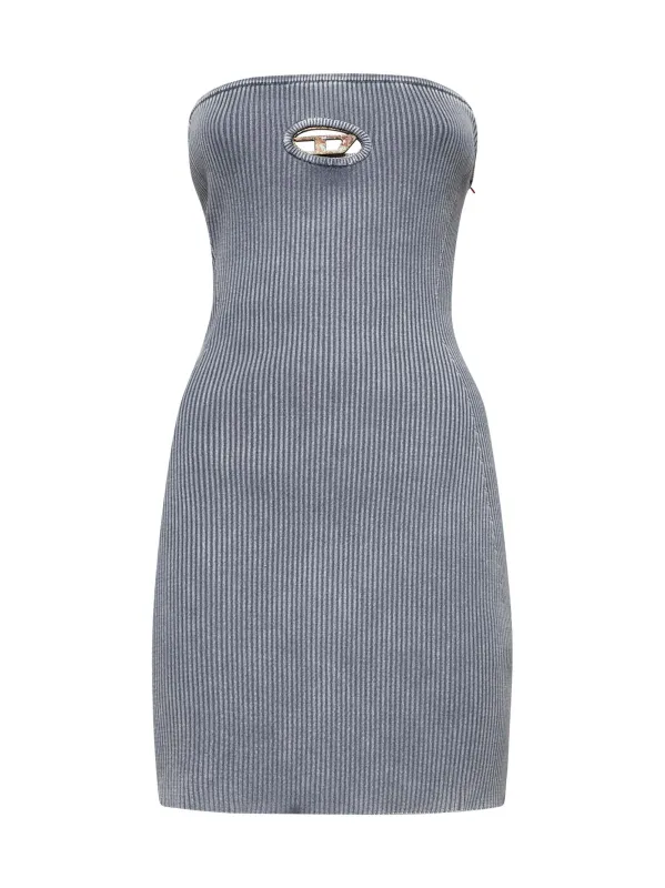 Grey M-Scolour Bandeau Minidress sold by Lord & Taylor