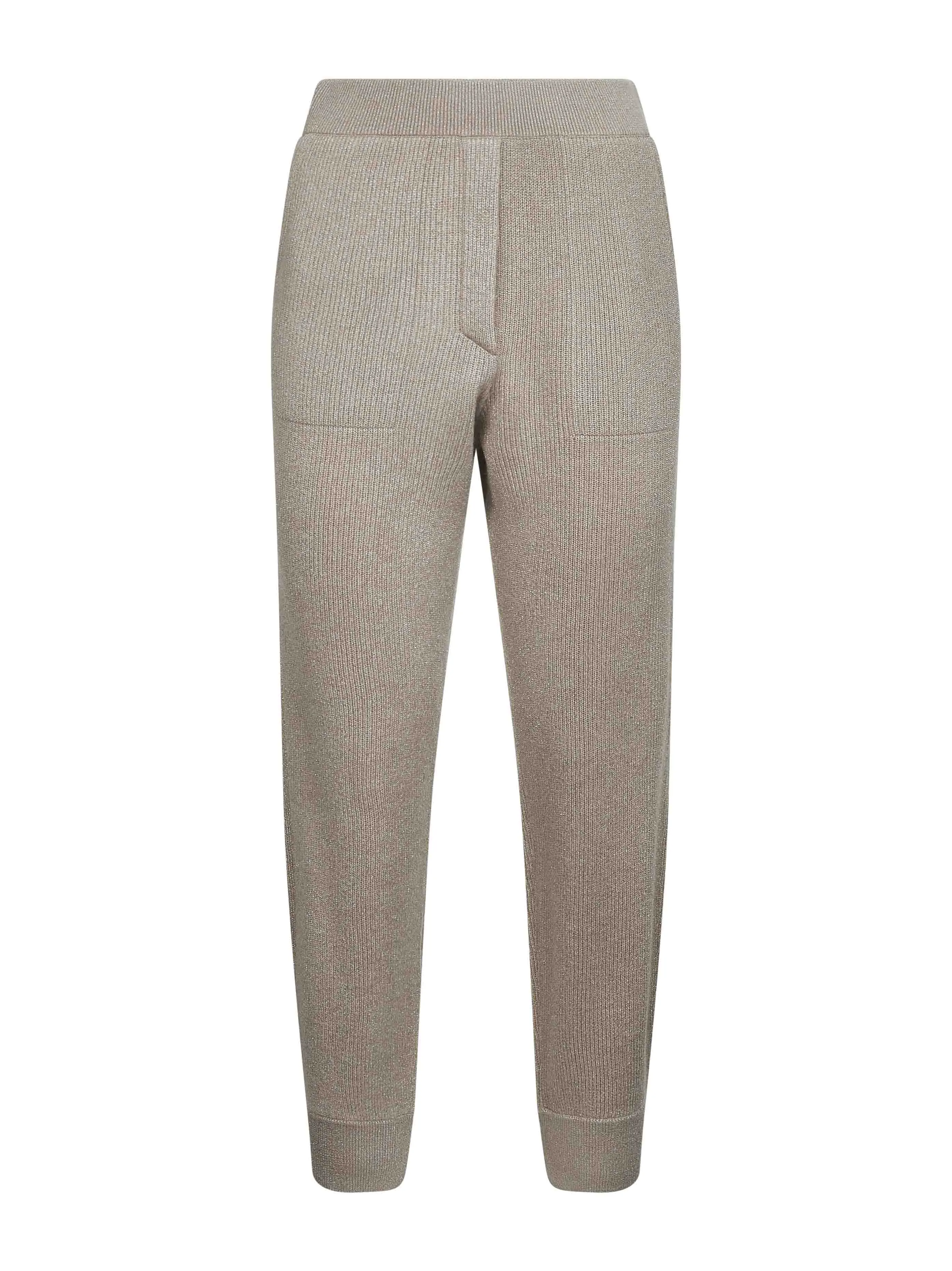 Beige Sparkling Knit Trousers sold by Lord & Taylor