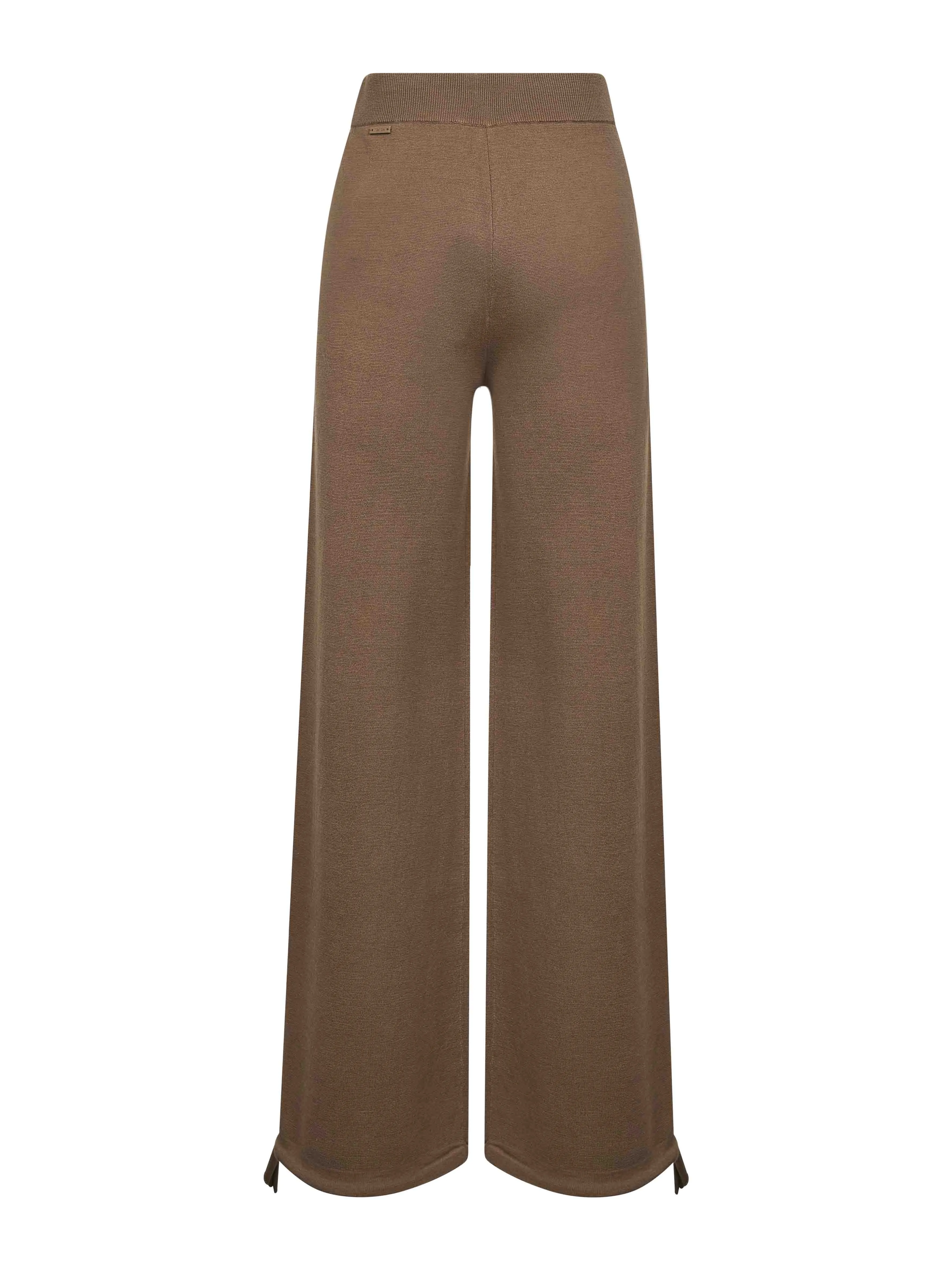 Brown Wool Knit Trousers sold by Lord & Taylor product image thumbnail 2