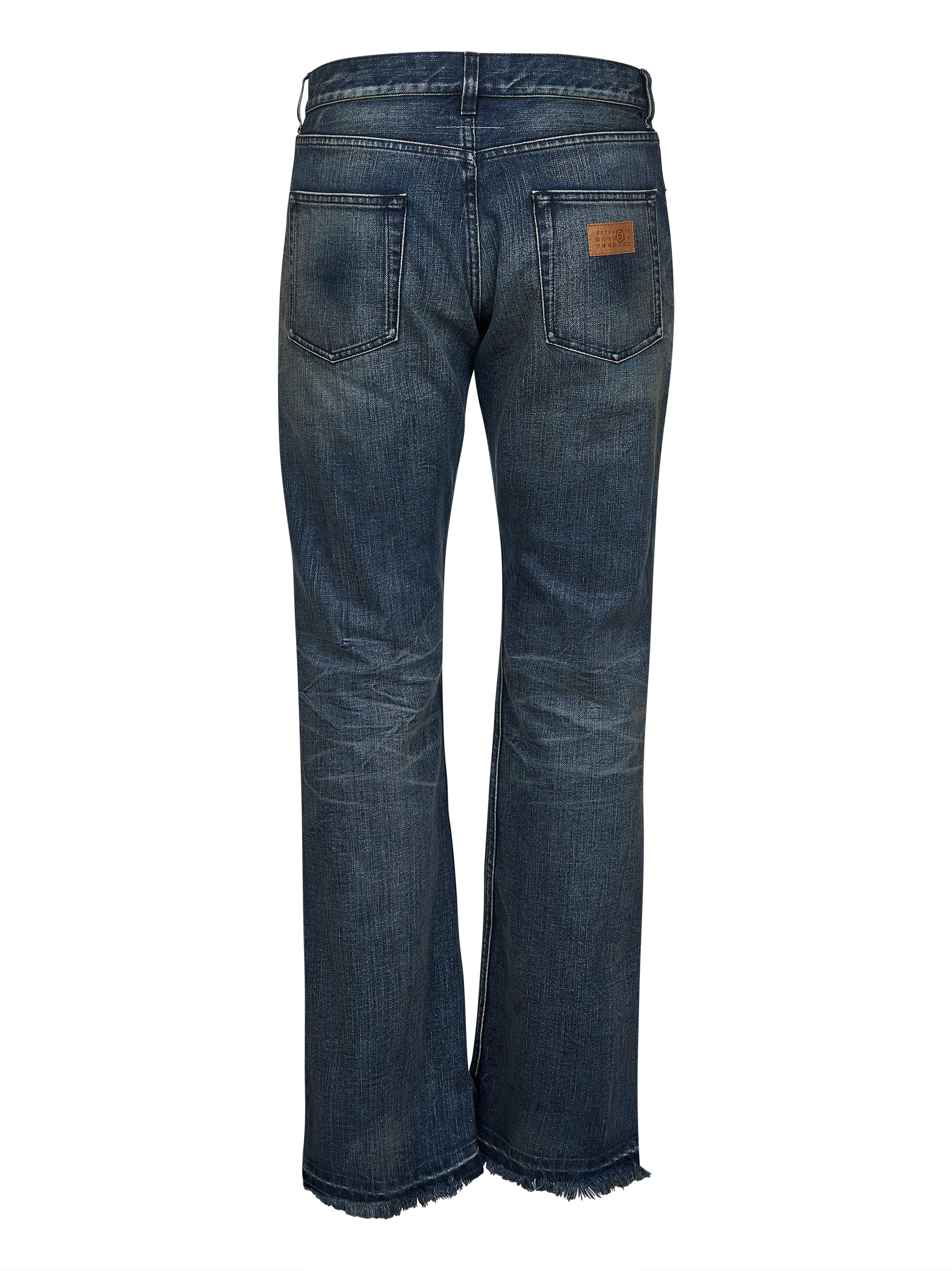 Blue Cotton Denim Flare Jeans sold by Lord & Taylor product image thumbnail 2