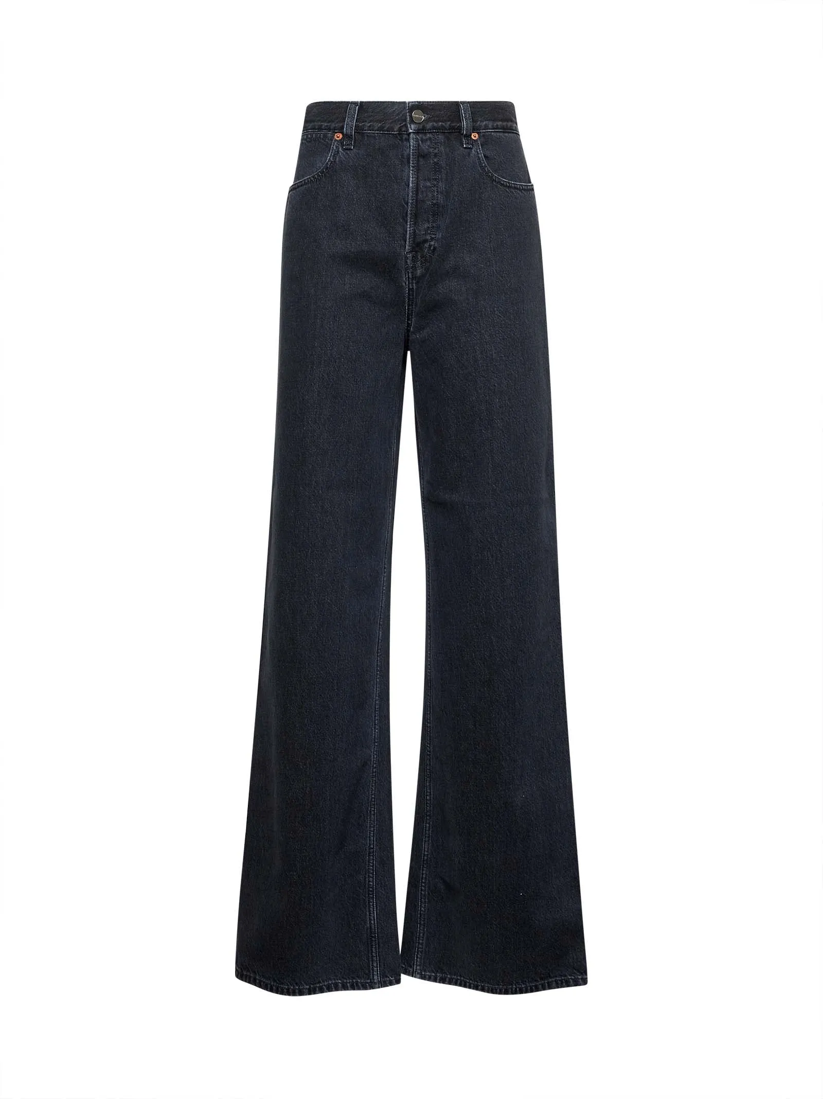 Black Wide Leg Denim Jeans sold by Lord & Taylor