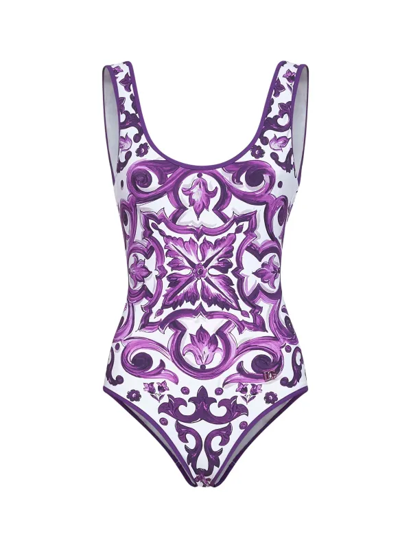 Maiolica Print One-Piece Swimsuit sold by Lord & Taylor