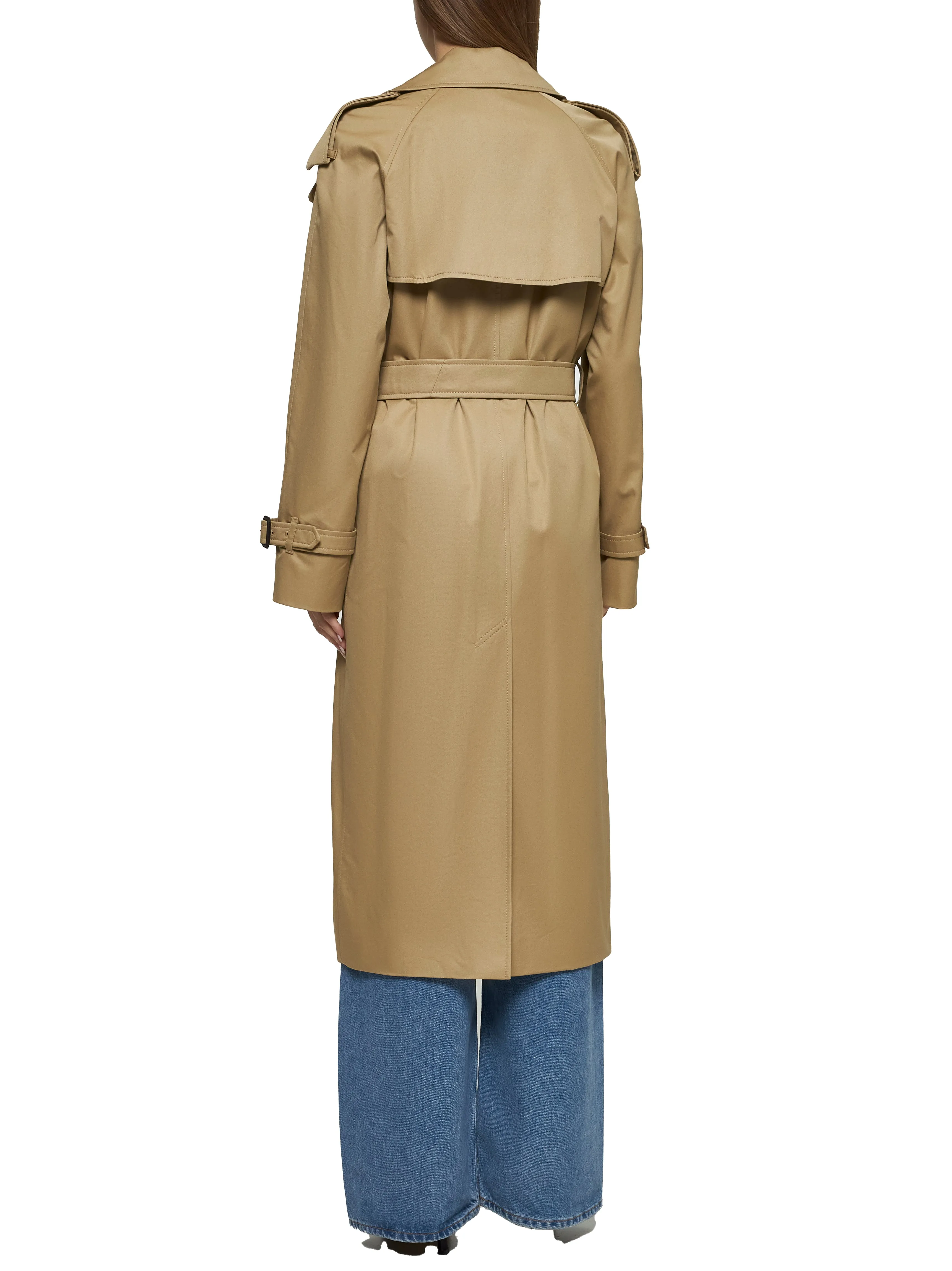 Beige Castleford Long Trench Coat sold by Lord & Taylor product image thumbnail 3